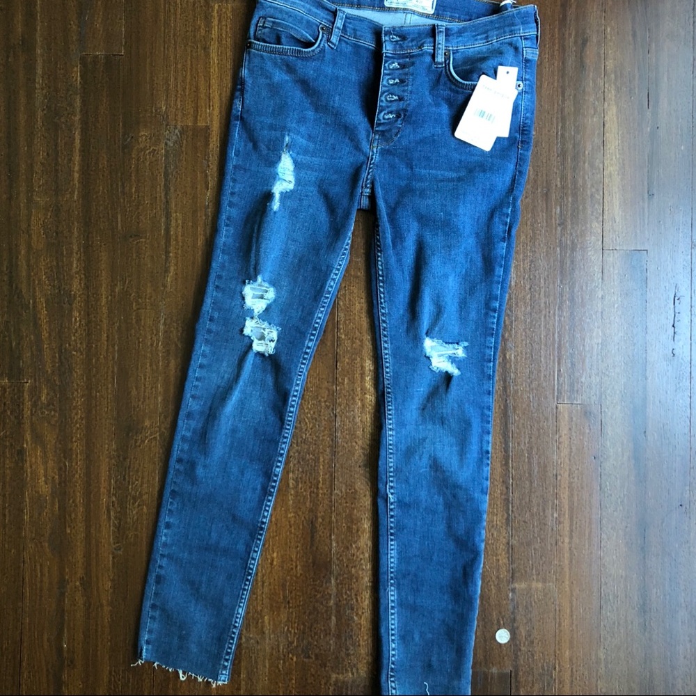 Free People High Waisted Jeans